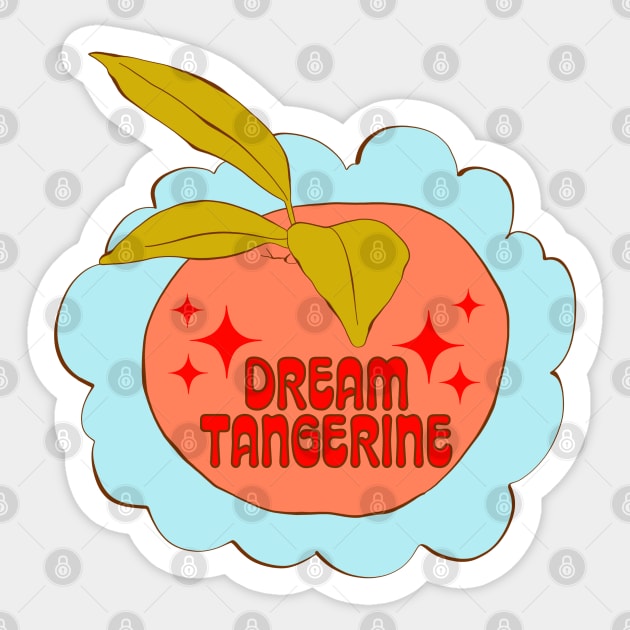 Tangerine Sticker by Deardarling